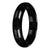 Natural Black with Dark Gray Pattern Burmese Jade Bangle Bracelet - 63mm Half Moon