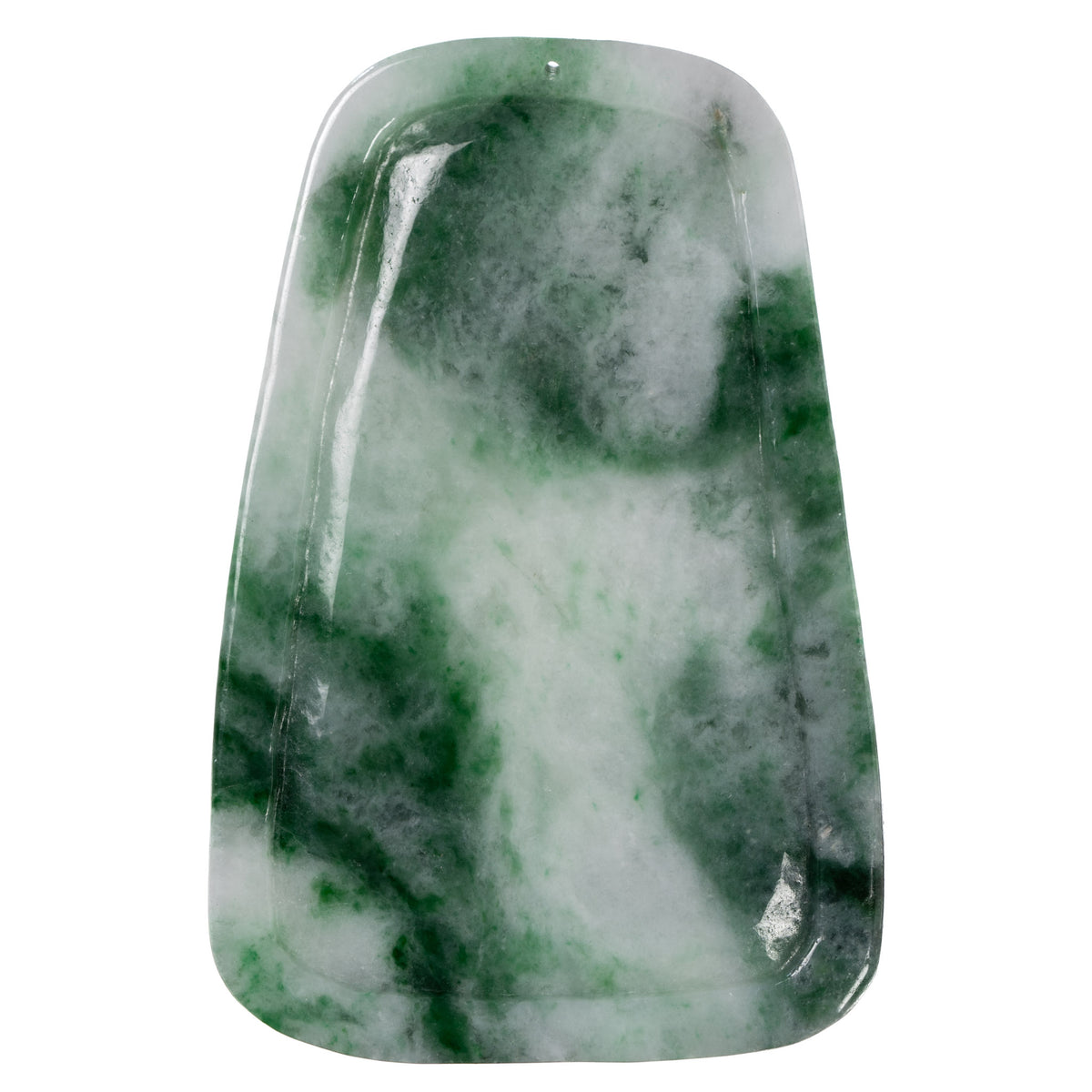 Village Lifestyle Carving Jade Pendant