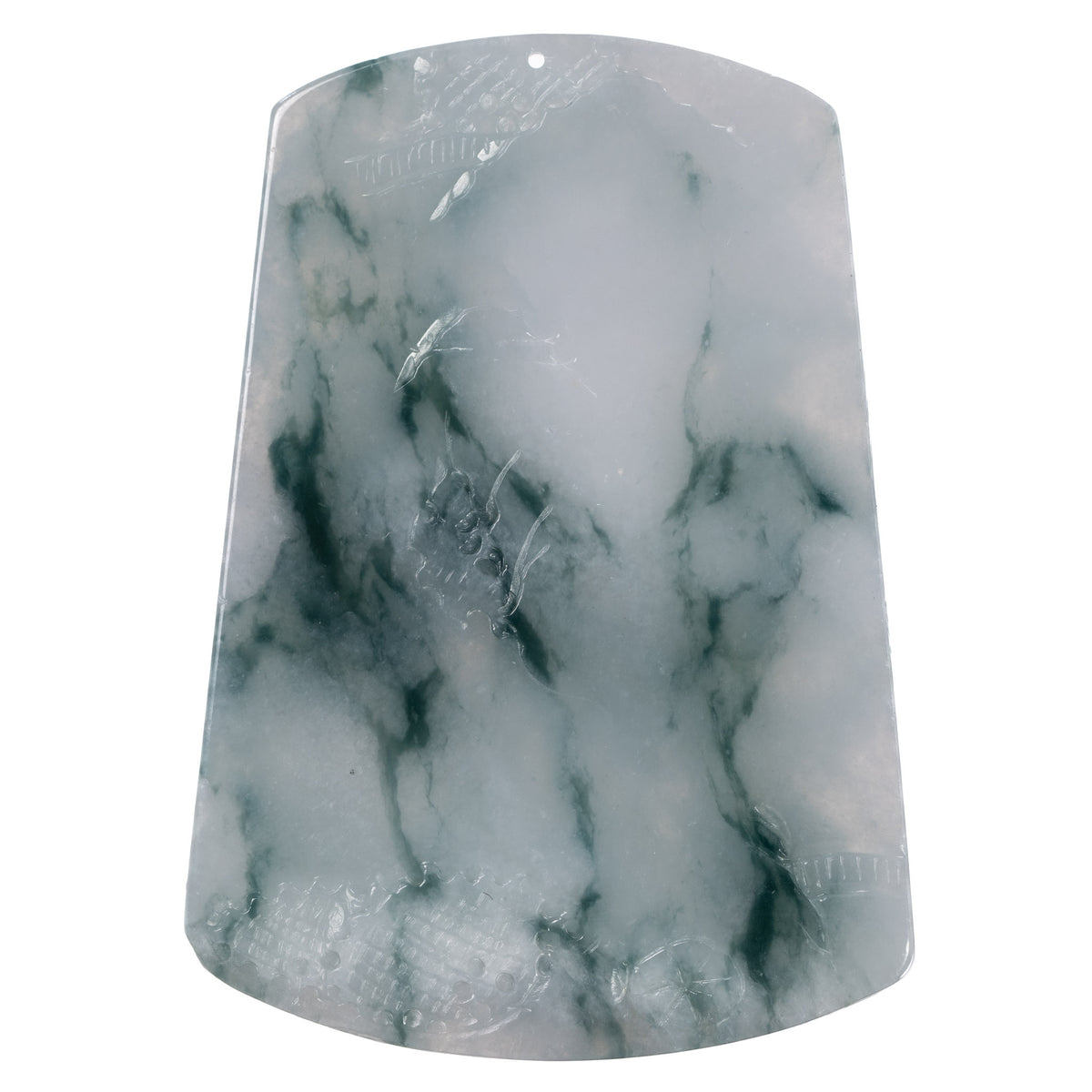 Jadeite Garden Landscape Painting Pendant