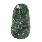 Carved Green Jade Dragon Pendant - Grade A Jadeite
