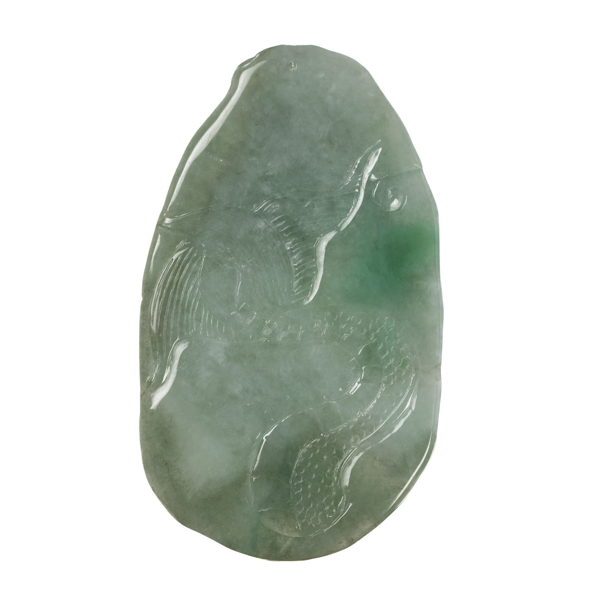 Chinese Dragon Jade Pendant