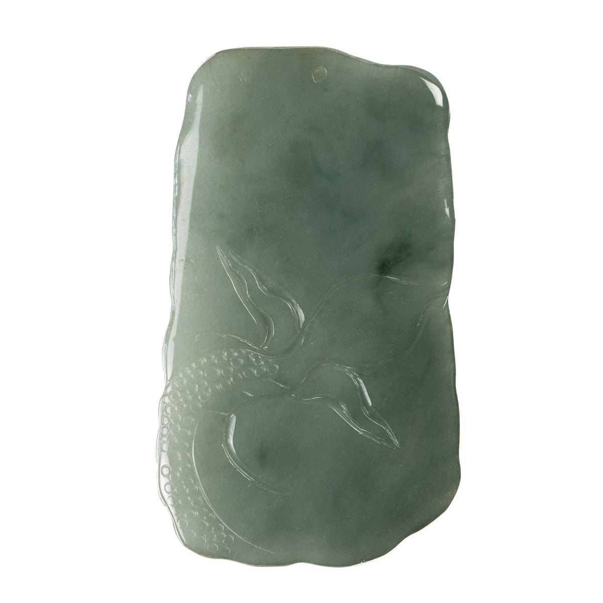 Dragon Jadeite Jade Pendant - Natural Geniune Burmese Jade