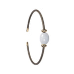 Mene - Jade Barrel Cuff Bracelet for Women