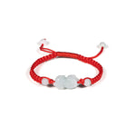 Adjustable Jadeite Pixiu String Bracelet - Jade Gift for Her