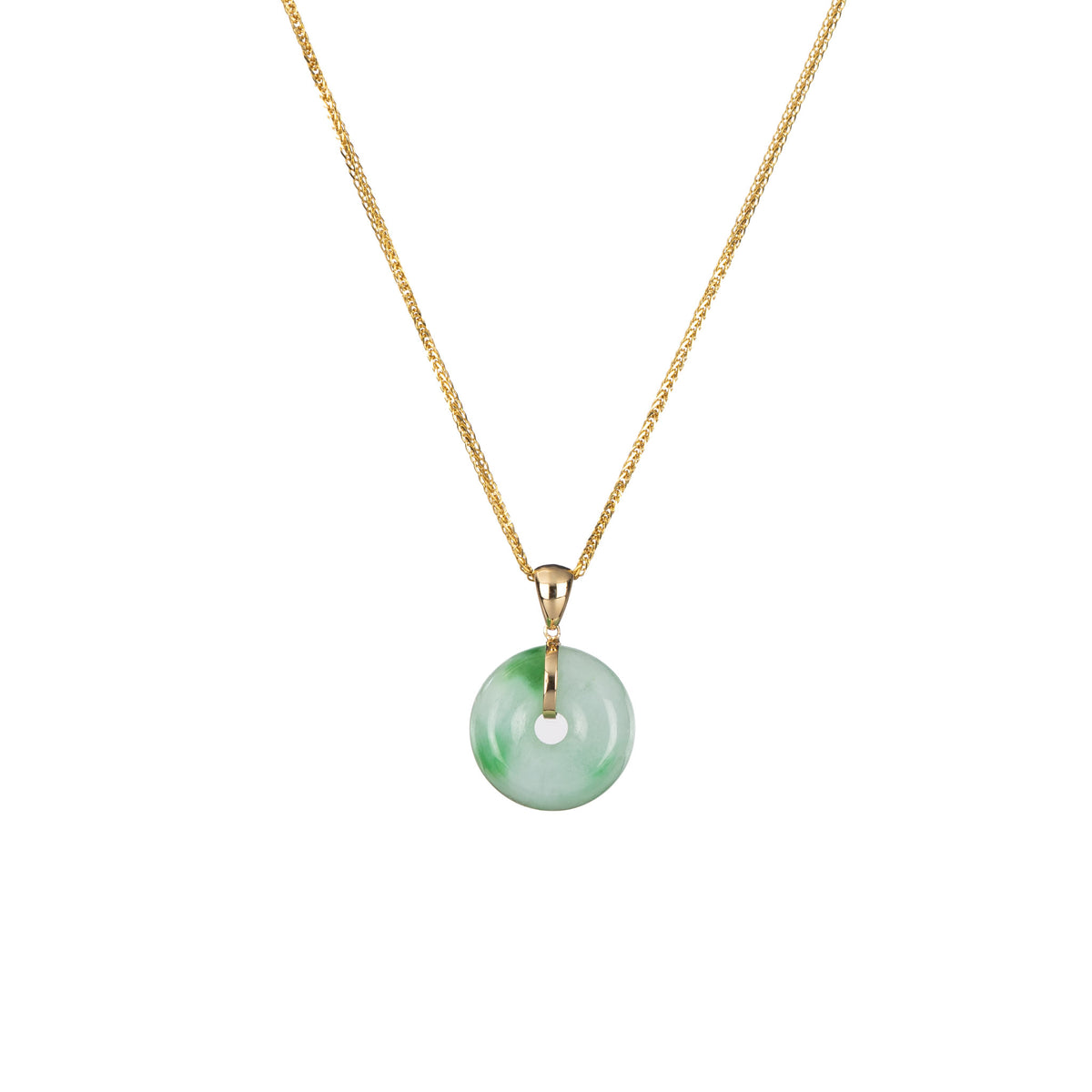 Mini Apple Green Jade Pendant - Kandy Donut