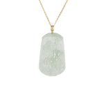 Tranquiliti Chinese Zodiac Animal Jade Pendant with 18ct Gold and Diamonds - Pig