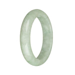 54.5mm Green Jade Bangle Bracelet