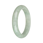 57.3mm Pale Green Jade Bangle Bracelet