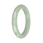 57.5mm Light Green Jade Bangle Bracelet