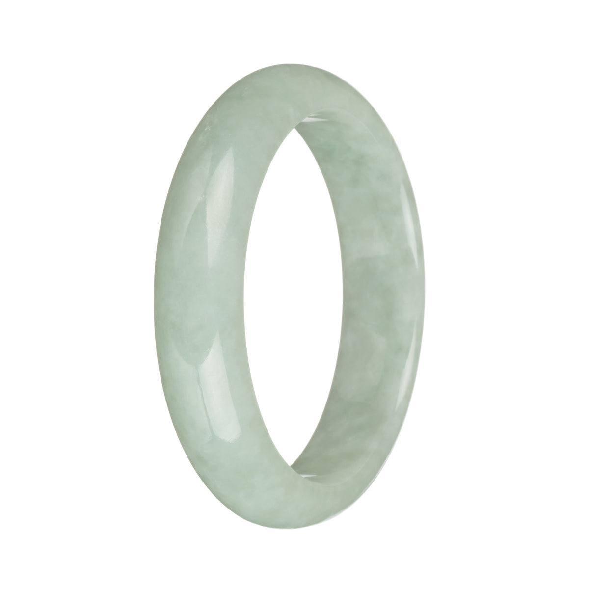 58mm Light Green Jade Bangle Bracelet