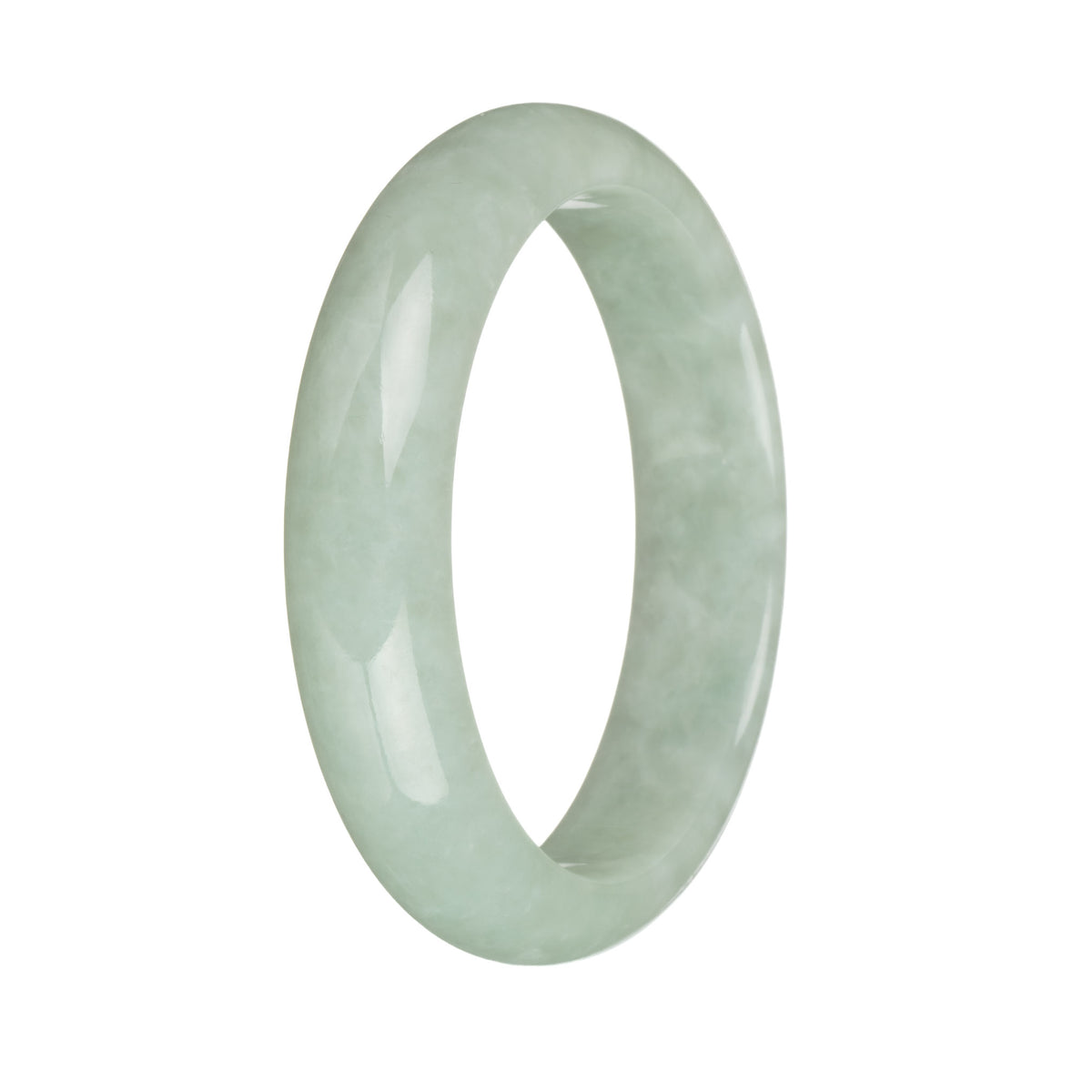 58mm Light Green Jade Bangle Bracelet