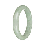 56.5mm Light Green Jade Bangle Bracelet