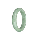 Certified Grade A Light Green Jade Bracelet - 58mm Half Moon