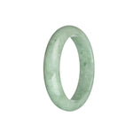Certified Grade A Light Green Jade Bracelet - 58mm Half Moon