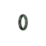 Genuine Dark Green Jadeite Jade Band - US 6.5