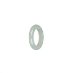 Authentic White Jadeite Jade Ring - US 5.5