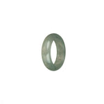 Certified Pale Green Burma Jade Band - US 7