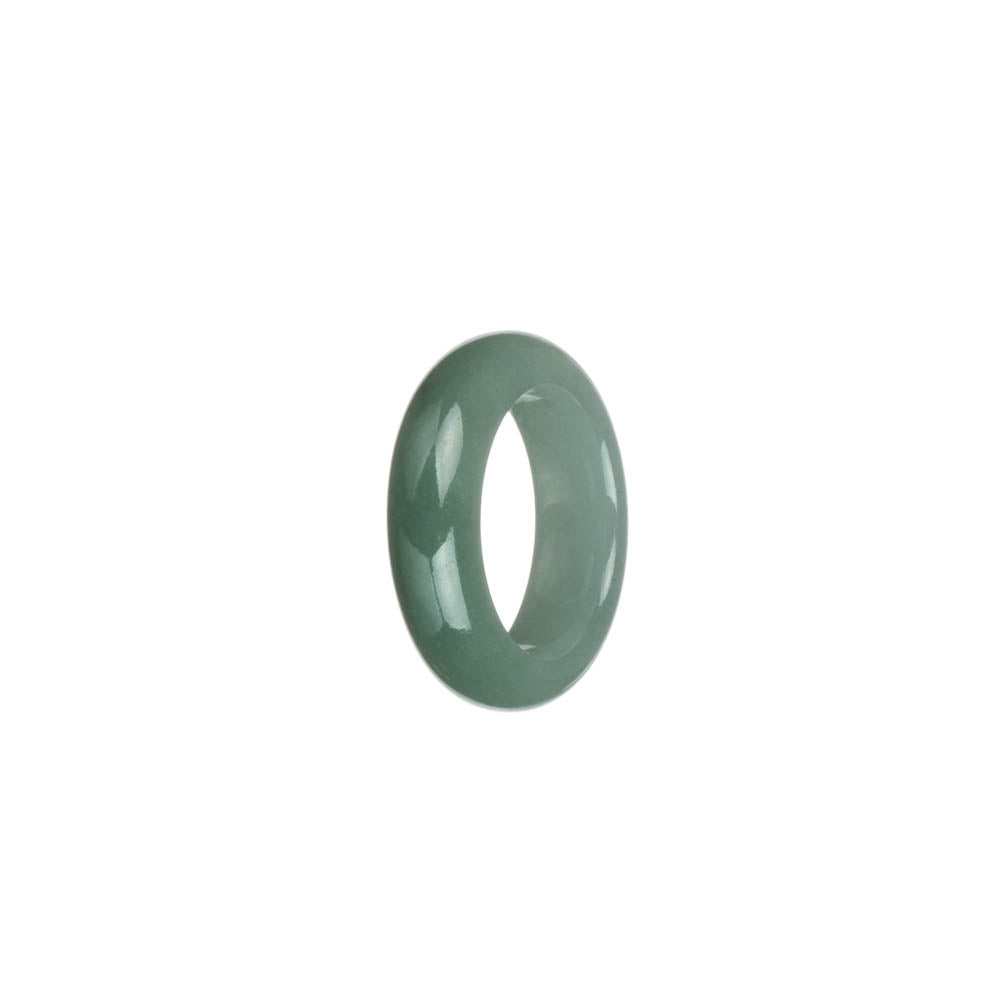 Genuine Green Burma Jade Ring - US 7