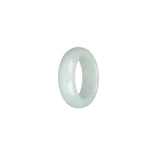 Authentic White Jadeite Jade Ring- US 9.25