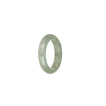 Genuine Icy Pale Green Jade Band - US 8.25