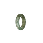 Authentic Icy Green Burma Jade Band - US 8