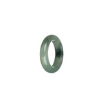Certified Light Green with Deep Green Jade Ring- US 7.5