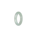 Genuine White Jadeite Jade Ring- US 8.25