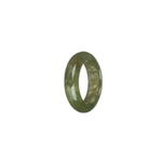 Authentic Olive Green Jade Band - US 7.5
