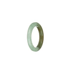 Genuine Olive Green with Pale Green Jadeite Jade Ring - US 9.75