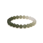 The Classic Bracelet with Gradient Nephrite Jade