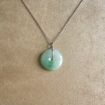 Kandy Disc Classic Jade Pendant - Green