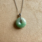 Kandy Donut Classic Jade Pendant - Green