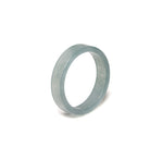 Ideali Flat Green Jadeite Jade Ring