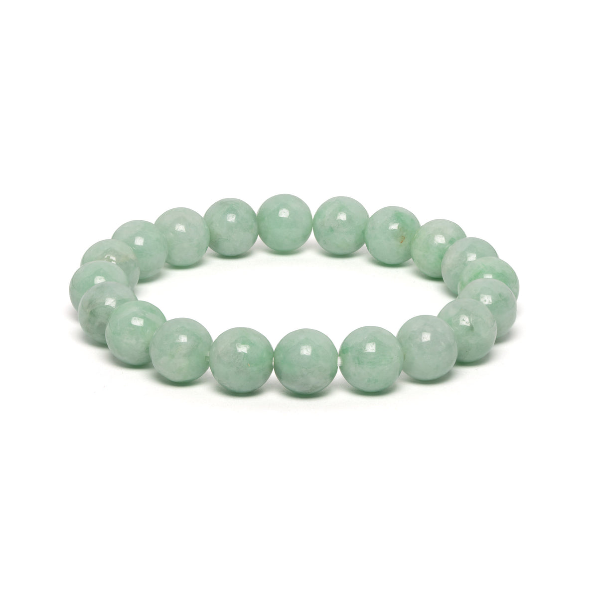 The Classic Bracelet with Light Green Jadeite