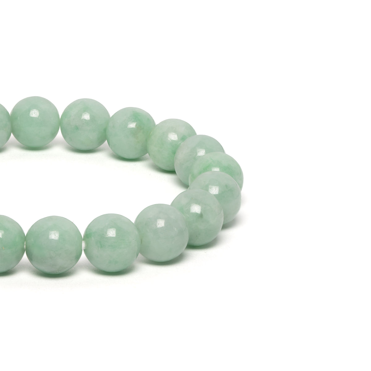 The Classic Bracelet with Light Green Jadeite