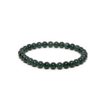 The Classic Bracelet with Midnight Green Guatemalan Jade