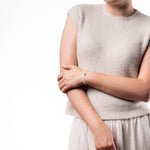 Moonlit Aura Flow Bracelet with Mutton Fat Jade