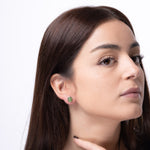 Sage Oval – Green Jade Oval Cabochon Stud Earrings in Sterling Silver