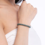 The Classic Bracelet with Sea Green Jadeite Jade