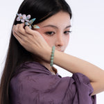 The Classic Bracelet with Spring Green Jadeite Jade