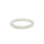 White Hetian Jade Bead Bracelet - 6mm