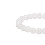 The Classic Bracelet with Pure White Nephrite Jade