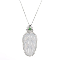 Jade Leaf Pendants