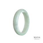 56mm Green Burmese Jadeite Jade Bangle Bracelet - MAYS
