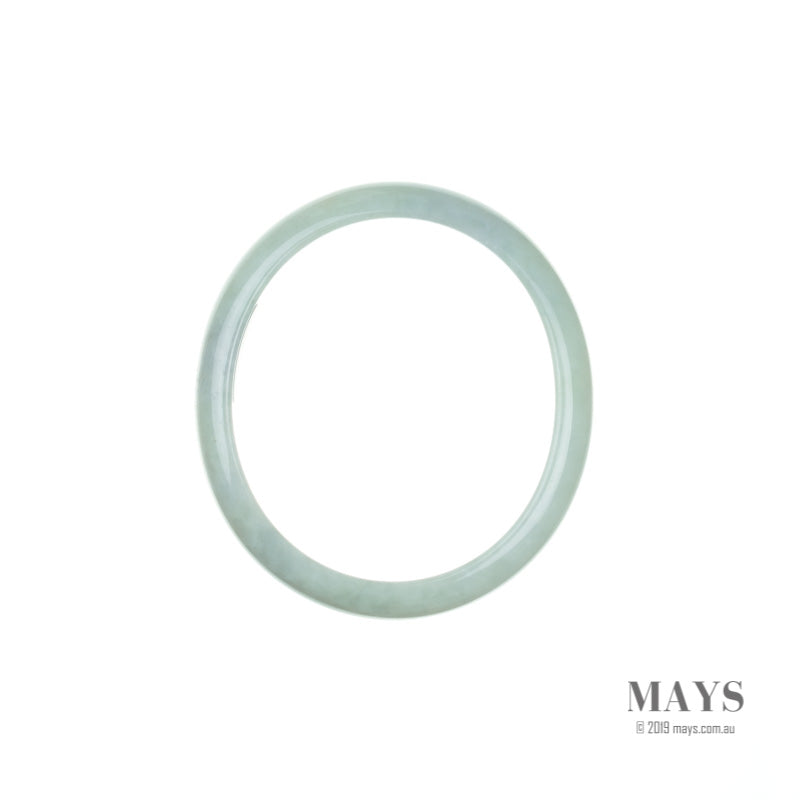 55mm Green Burmese Jadeite Jade Bangle Bracelet - MAYS