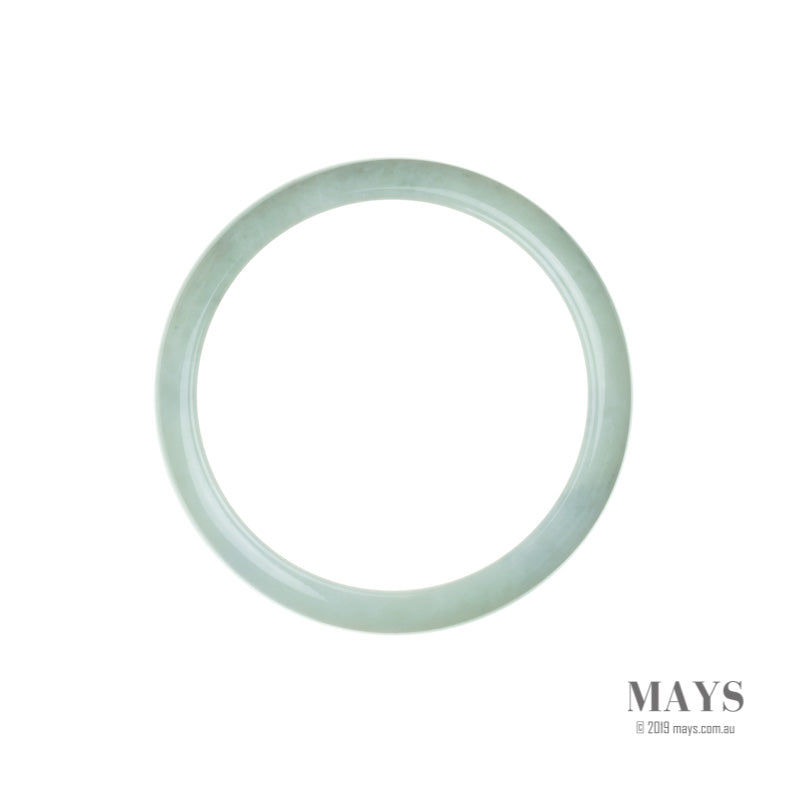 60mm Green Burmese Jadeite Jade Bangle Bracelet - MAYS