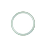 Authentic Grade A Pale green Jadeite Jade Bracelet - 54mm Half Moon