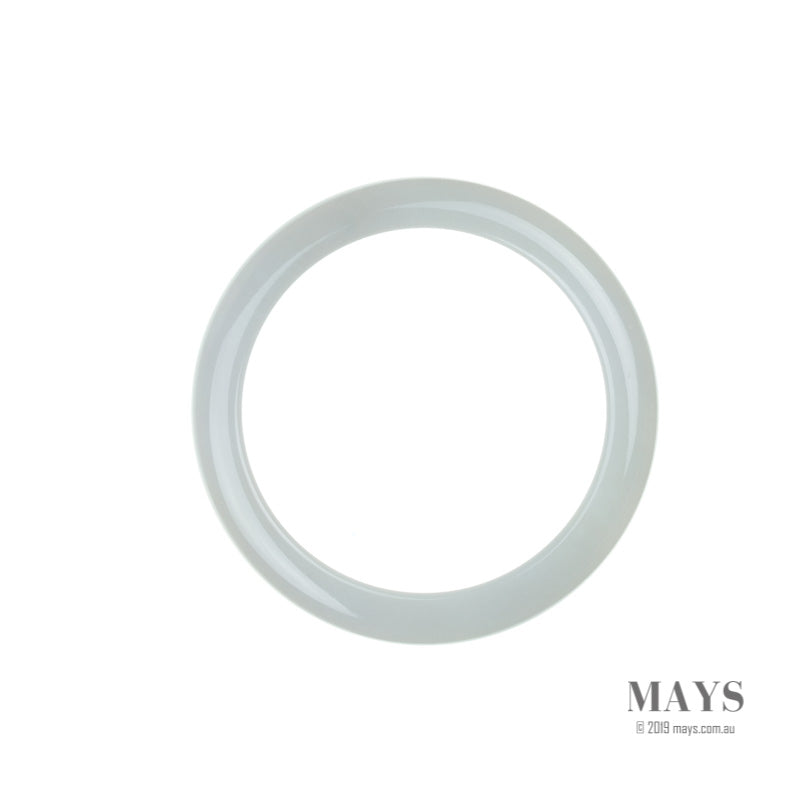 56mm Lavender Burmese Jadeite Jade Bangle Bracelet - MAYS