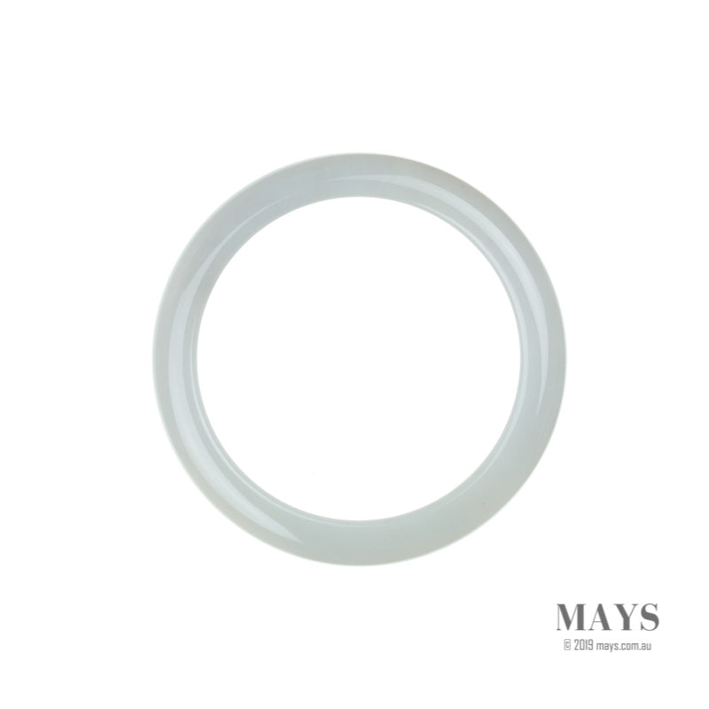 56mm Lavender Burmese Jadeite Jade Bangle Bracelet - MAYS