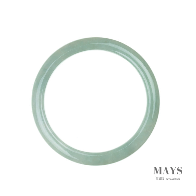 64mm Green Burmese Jadeite Jade Bangle Bracelet - MAYS